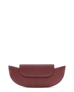 BEHNO Nadia Leather Clutch - Purple