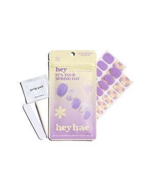 heyhae Sun-Cured Gel Nail Strips - Pink