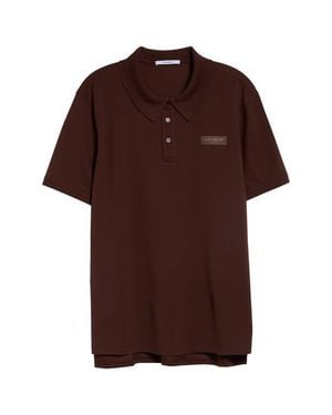 Givenchy Regular Fit Cotton Piqu Polo - Brown