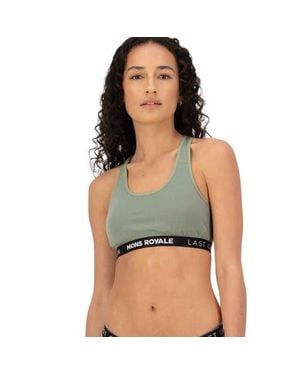 Mons Royale Sierra Sports Bra - Green