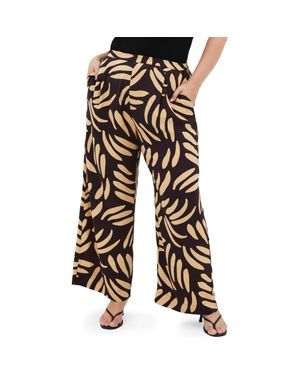 City Chic Aspyn Straight Leg Pants - Black