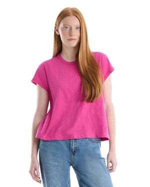 Wilt Baby Fit Shrunken Crew Short Sleeve Tee - Pink
