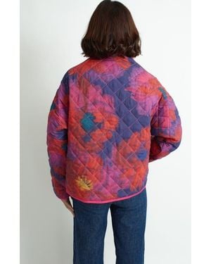 Florencia Davalos Marcia Reversible Jacket - Red