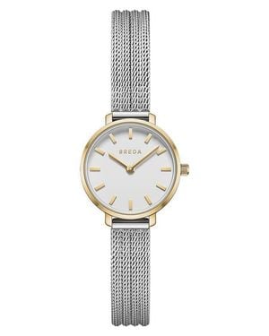 Breda Beverly Mesh Strap Watch, 25Mm - Metallic