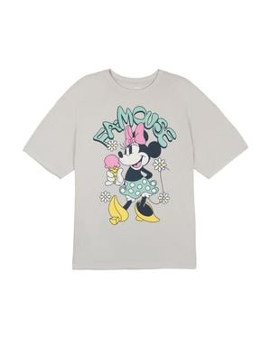 Disney Mickey Mouse & Friends Short Sleeve T-Shirt - Gray