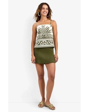 Trina Turk Lavan Skirt - Green