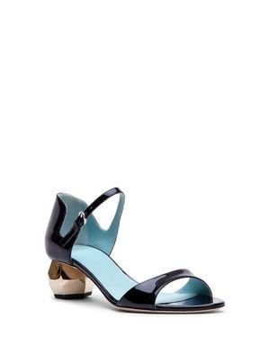 Frances Valentine Bella Ankle Strap Sandal - Blue