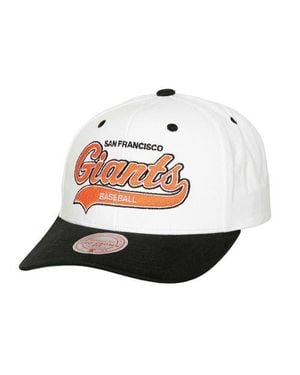 Mitchell & Ness San Francisco Giants Cooperstown Collection Tail Sweep Pro Snapback Hat - White