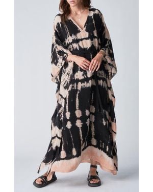 ocean + main Cupro Caftan - Black
