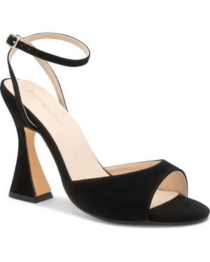 Touch Ups Ankle-Strap Sculptured Heel Sandals - Black