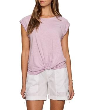 Sanctuary Knotted Muscle Tee - Red