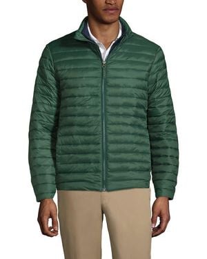 Lands' End School Uniform Thermoplume Jacket - Green