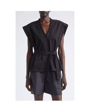 Lemaire Cotton Denim Vest - Black