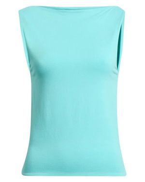 Jaded London Backless Twist Jersey Top - Blue