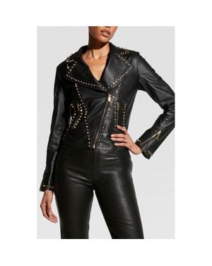 AS by DF Stevie Upcycled Leather Jacket - Black