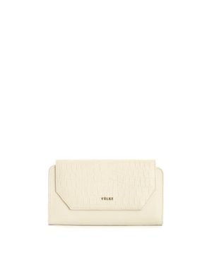 Velez Leather Bifold Large Wallet - Natural