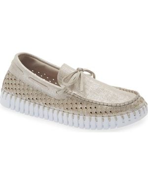 Ilse Jacobsen Tulip Print Sailor Shoe - Gray
