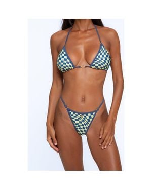 One Empire Nohea Bikini Top - Blue