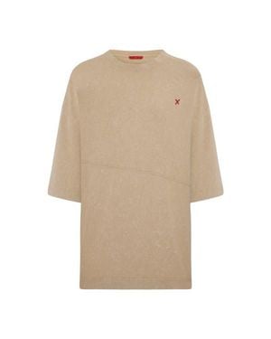 Pcfg Daydreamers Acid Wash Short Sleeve T Shirt - Natural