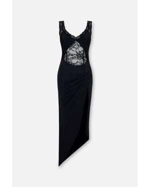 Pcfg Daydreamers Sleeveless Lace Detail Dress - Blue