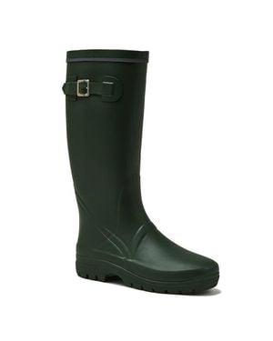 Lands' End Squall Buckle Tall Rain Boots - Green