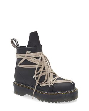 Rick Owens Dr Martens 1460 Quad Sole Megalace Leather Lace