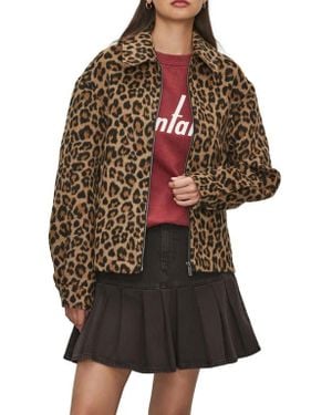 Next Leopard Print Jacket - Brown