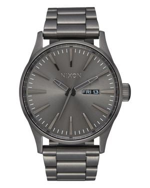 Nixon Sentry Bracelet Watch - Gray