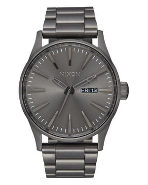 Nixon Sentry Bracelet Watch - Gray