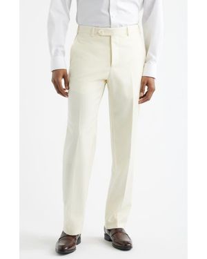 Zanella Devon Super 110S Serge Pants - White