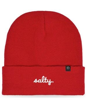 Alix Salty Beanie Cap - Red