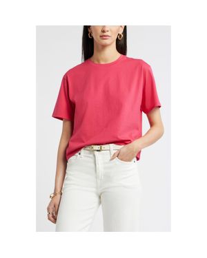 Nordstrom Relaxed Fit Pima Cotton Crewneck T-Shirt - Red