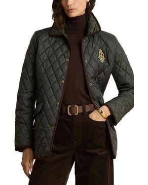 Ralph Lauren Butterpile Crest Quilted Jacket - Black