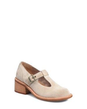 Kork-Ease Jesse Leather T-Strap Pump - Natural