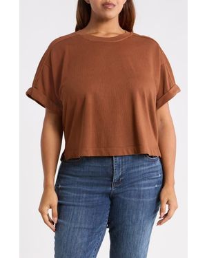 City Blues Brie Boxy Sweatshirt - Brown