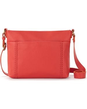 The Sak Melrose Crossbody Leather Bag - Red