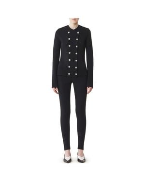 Lanvin Mesh Leggings - Black