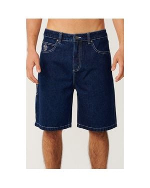 Rip Curl Super Computer Denim Carpenter Shorts - Blue