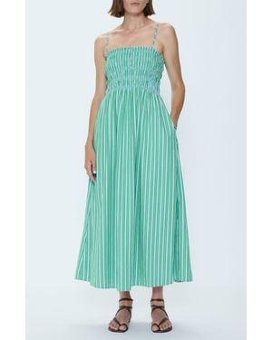 Pistola Bianca Maxi Sundress - Green