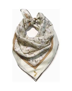 Henelle Silk Bandana - Metallic