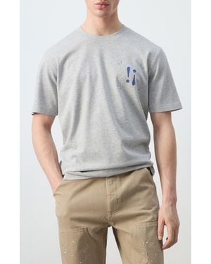 Mango X Fantastic Graphic T-Shirt - Gray