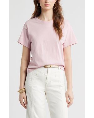 Treasure & Bond Favorite Cotton T-Shirt - Pink