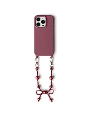 Cordée Cases Bow Phone Wristlet Set - Purple