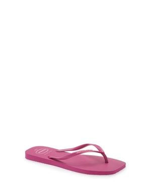 Havaianas Slim Square Logo Flip Flop - Pink