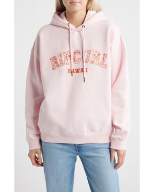 Rip Curl Varsity Desto Hoodie - Pink