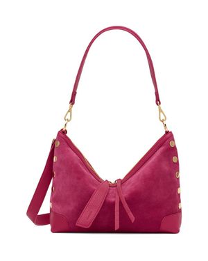 Hammitt Medium Grace Suede Shoulder Bag - Red