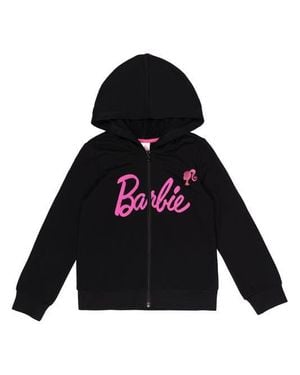 Barbie Zip-Up Hoodie - Black