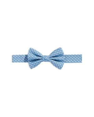 Vineyard Vines Kids' Whale Silk Bow Tie - Blue