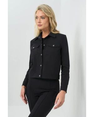 Anatomie Delilah Ultra Light Weight Denim Style Jacket - Black