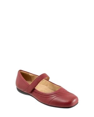 Trotters Sherese Mary Jane Flat - Red
